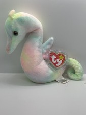 TY Neon The Seahorse Beanie Baby