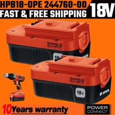 HPB18 18V HPB18-OPE 244760-00 18VOLT Lithium BATTERY ReplacementFOR BLACK DECKER