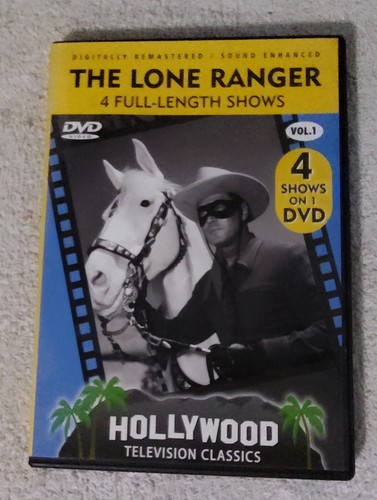 THE LONE RANGER Lot of 4 DVDs TV Show episodes and Movies - Picture 9 of 10