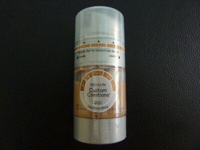 Revlon Custom Creations Foundation -MEDIUM DEEP #050- New/Sealed-BUY MORE & SAVE