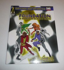 Eric Metcalf's The Foundation A World in Black & White RPG Gaming Book D20 Game