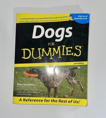 Dogs for Dummies by Gina Spadafori (2000, Trade Paperback, Second edition)