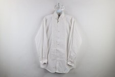 Vintage 90s Mens Medium 32 33 Ruffled Tuxedo Prom Collared Button Shirt White