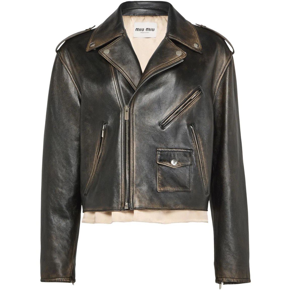 Miu Miu Coats, Jackets & Vests Leather Outer Shell for Women for
