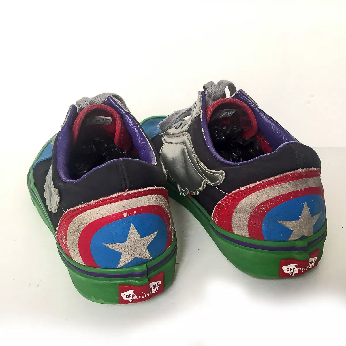 Captain marvel top vans size 8