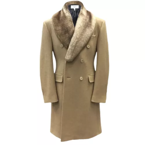 Winter Herren Mantel Mantel Taschen Herbstjacke Männer Wolle Kaschmir Mäntel - Bild 2 von 22