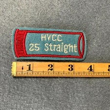 Vintage HVCC 25 Straight Shotgun Felt Patch Skeet Trap Clay Pigeon Shooting E6