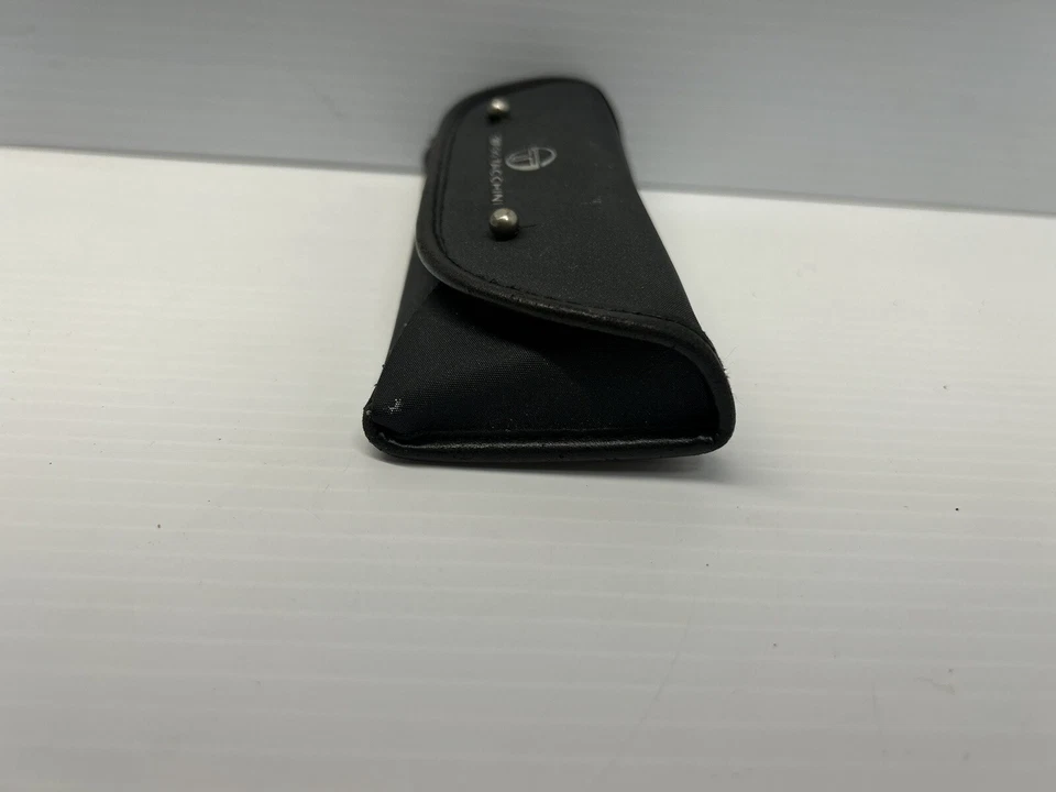 Estuche para gafas de sol Sergio Tacchini carcasa blanda negro transporte de viaje SOLO ESTUCHE Foto 4 de 4