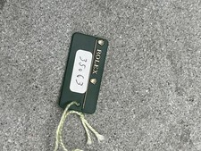 #1289 ORIG. ROLEX 16610 SUBMARINER V900642 SWIMPRUF HANG TAG RIMORCHIO CARTELLO
