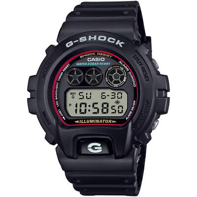 Casio Men's Watch G-Shock Chronograph Black and Grey Digital Dial
