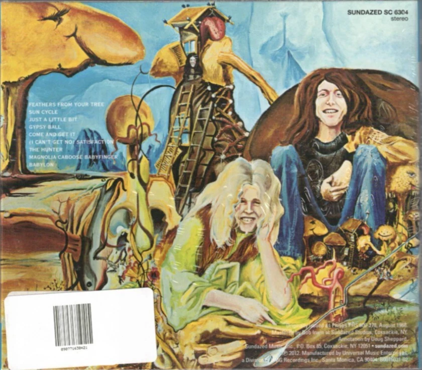 Outsideinside by Blue Cheer (CD, 2012, Sundazed) Hype Sticker FACTORY SEALED NEW - Image 2 of 2