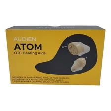 AUDIEN ATOM Rechargeable Wireless Hearing Aid Amplifier Audien Hearing 