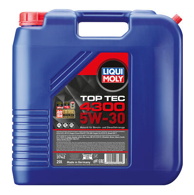 LIQUI MOLY 3742 LIQUI MOLY LM Top Tec 4300 5 W-30 3742 Kanister Kunststoff 20l f