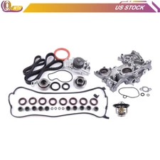 For 94-02 HONDA ACCORD EX LX DX VP 2.2 2.3 Timing Belt Water Pump Thermostat Kit