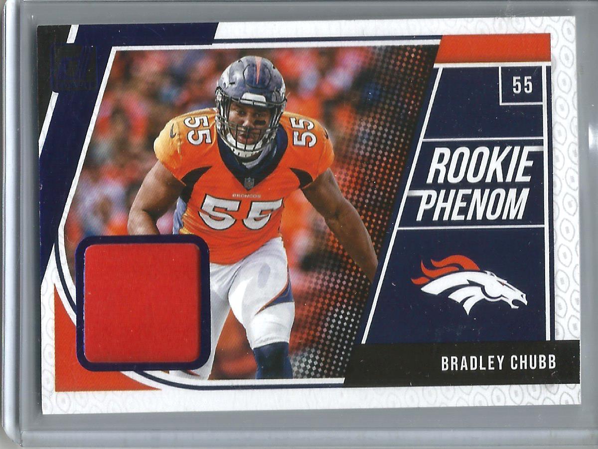 Bradley Chubb 2018 Panini Donruss Rookie Phenom Game Used Jersey