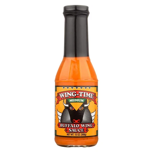 WING TIME Buffalo Wing Sauce Medium, 13 OZ