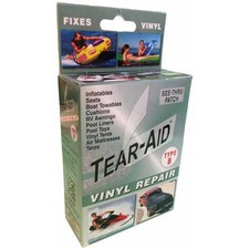 Tear Aid Kit Vinyl Inflatable Repair Tent Chair Rip Fix Leather Couch Patch Tape