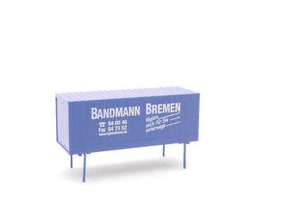 1:87 EM1074 Herpa 7,15m Wechselkoffer Bandmann Bremen neu