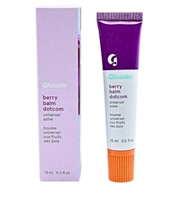 Glossier  Berry Balm Dotcom Lip Balm and Skin Salve - Berry NEW 15ml