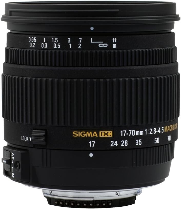 Sigma DC DC Macro 17-70mm f/2.8-4.5 DC Lens For Nikon for sale