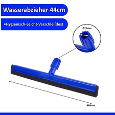 Wasserschieber Bodenwischer Abzieher mit Gummi Doppellippe Bodenabzieher 44cm 