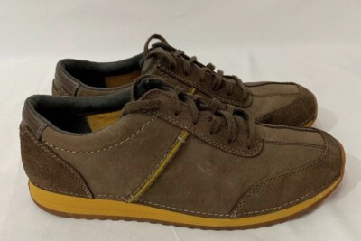 Clarks Nexie Flow Mens Size 8.5 Lace-up Shoes Brown Suede | eBay