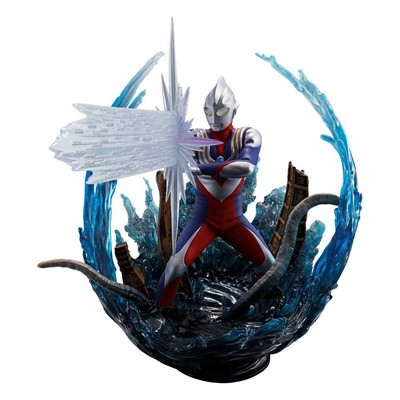 Ultraman Tiga Figuartszero Pvc Statua Ultraman Tiga Multi Type 22 Cm Bandai T...