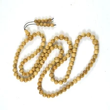 Wild harvest Indonesia Genuine Real Agarwood Aquilaria Mala Prayer bead 10mm*108