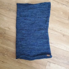 C. C. brand WOMENS SOFT Dark Blue INFINITY SCARF Knitted 22 x 13in Cowl