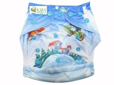 VBaby Fabric Waterproof Adjustable Reusable Cloth Diaper With 1 Cotton Insert
