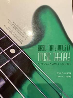 Basic Materials in Music Theory - Paperback By Paul O Harder - GOOD