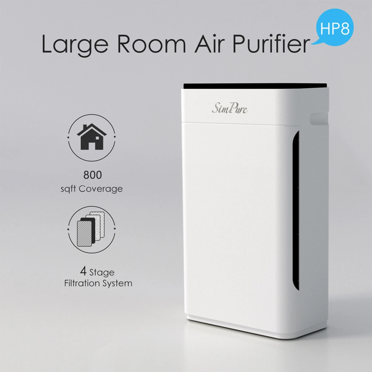 Best Air Purifier for Wildfire Smoke H13 HEPA Air Purifier for