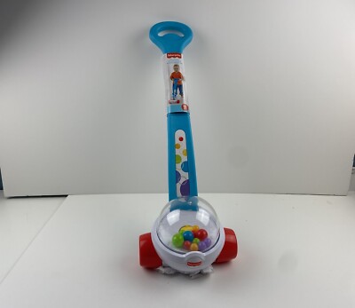 Fisher-Price Corn Popper Baby to Toddler Push Toy with Ball-Popping Action 