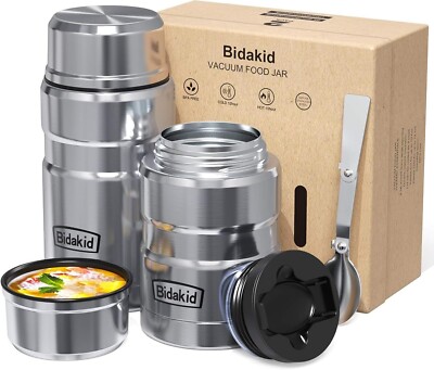 Termo Para Comida Caliente Portatil Grande Acero Inoxidable Insulated Lunch US