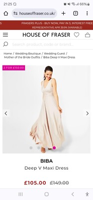 Ball Gowns Wedding Guest Dresses House Of Fraser Brand New Size 12