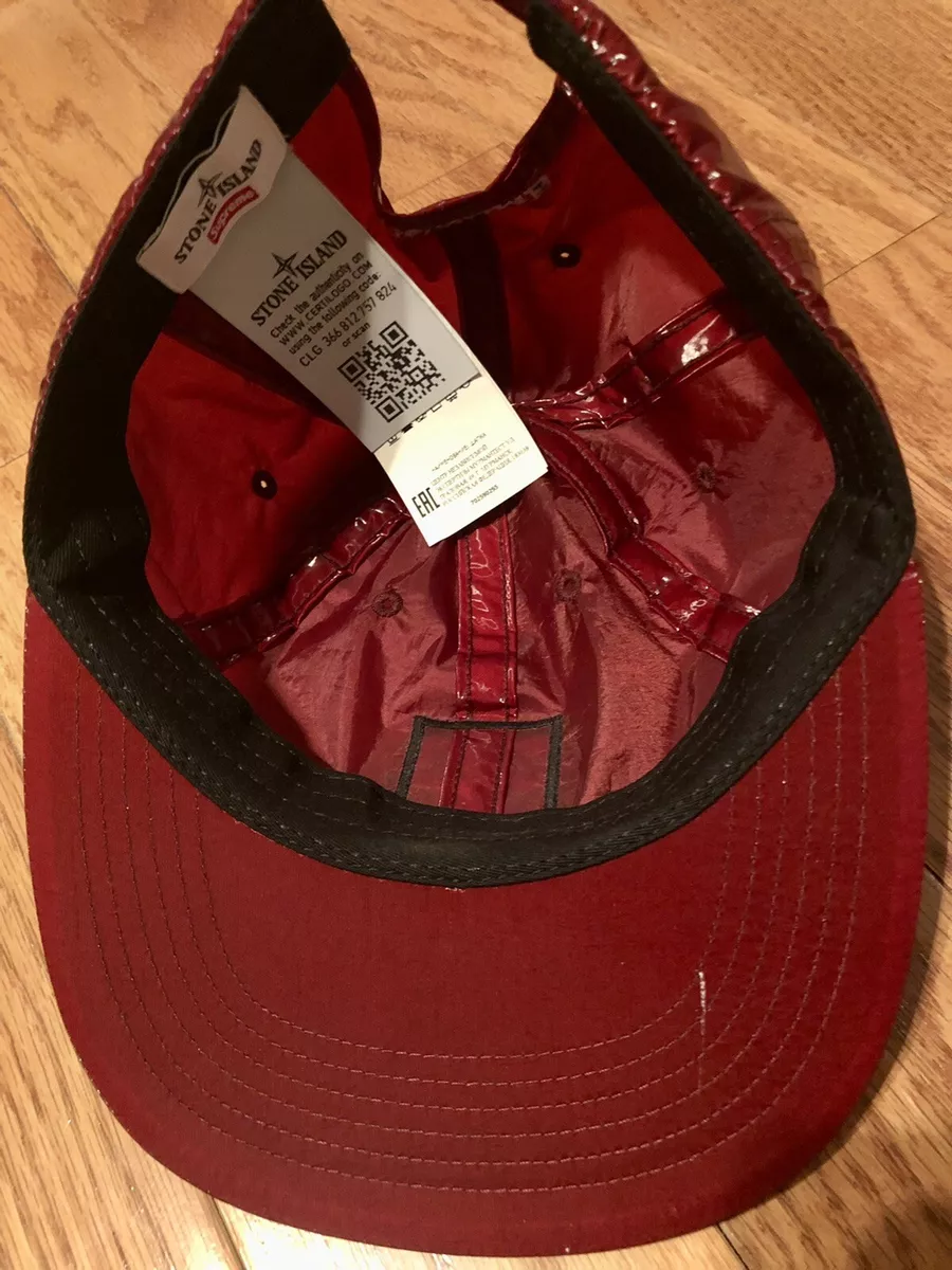 Supreme Stone Island Silk Light 6-Panel hat