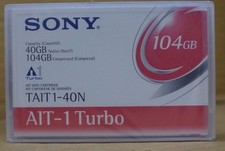 New Sealed Sony Tait1-40n Turbo 40104gb Data Tape Cartridge