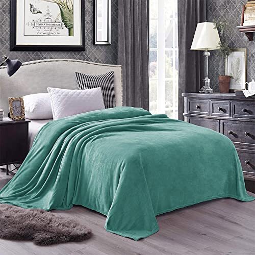 Manta de felpa suave difusa decorativa esponjosa cama sofá manta, talla queen - Imagen 1 de 8