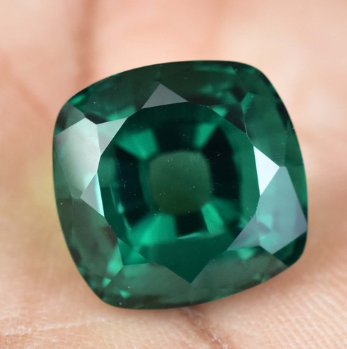 Smeraldo Verde Naturale 12,00 Ct Taglio Cuscino Certificato AGL Splendida Gemma Sciolta - Foto 3 di 6