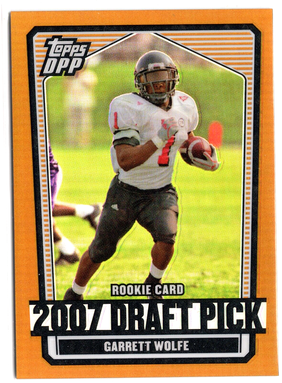 2007 TOPPS DPP REFRACTOR GARRETT WOLFE ROOKIE RC #113 NORTHERN ILLINOIS