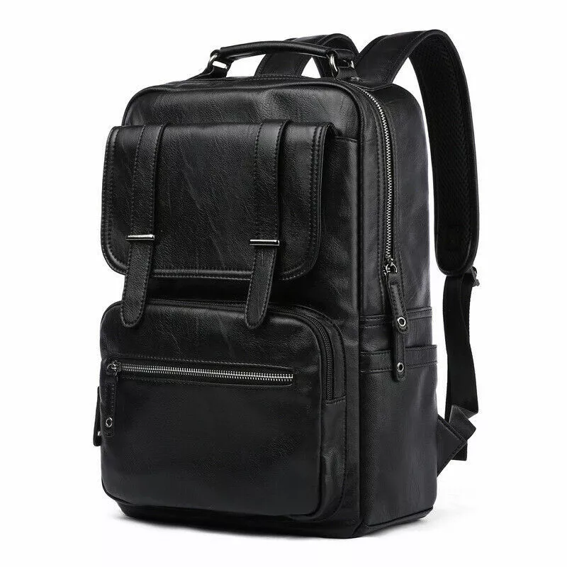 Mens leather laptop travel bag sale