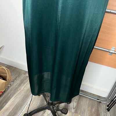 500* Zara green off shoulder midi dress sz S | eBay