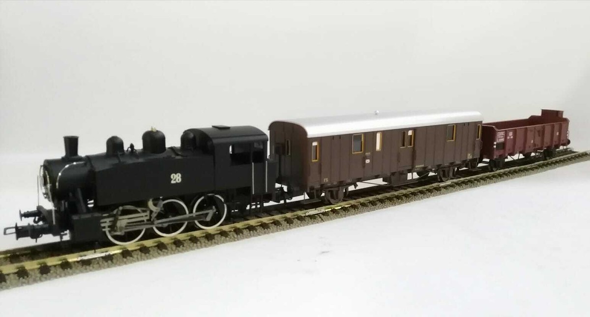 SET TRENO RACCOGLITORE/MANOVRA GR 831 FS POSTALE messaggeri e tipo L 59