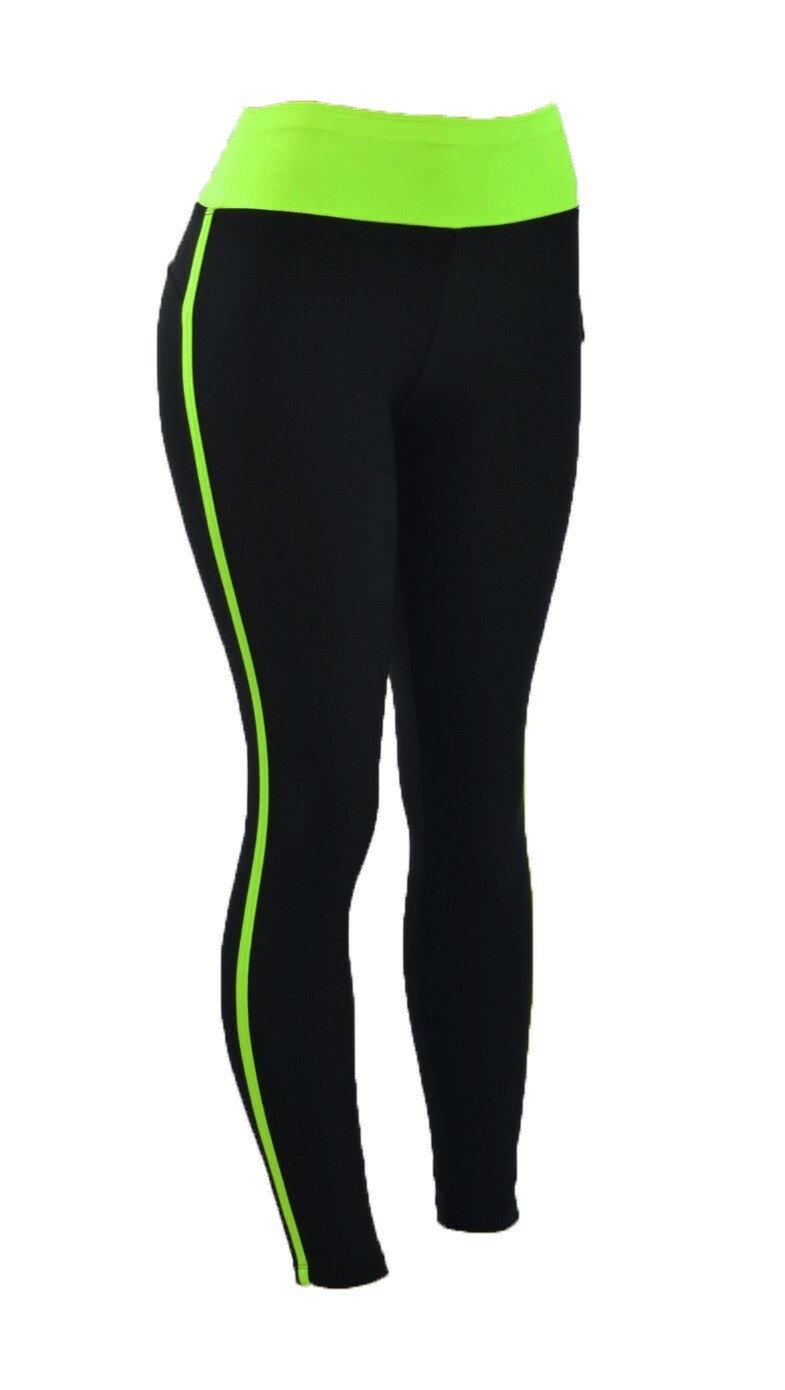 Damen Fitness Leggings Hose Aktivbekleidung Sport Fitnessstudio Laufen