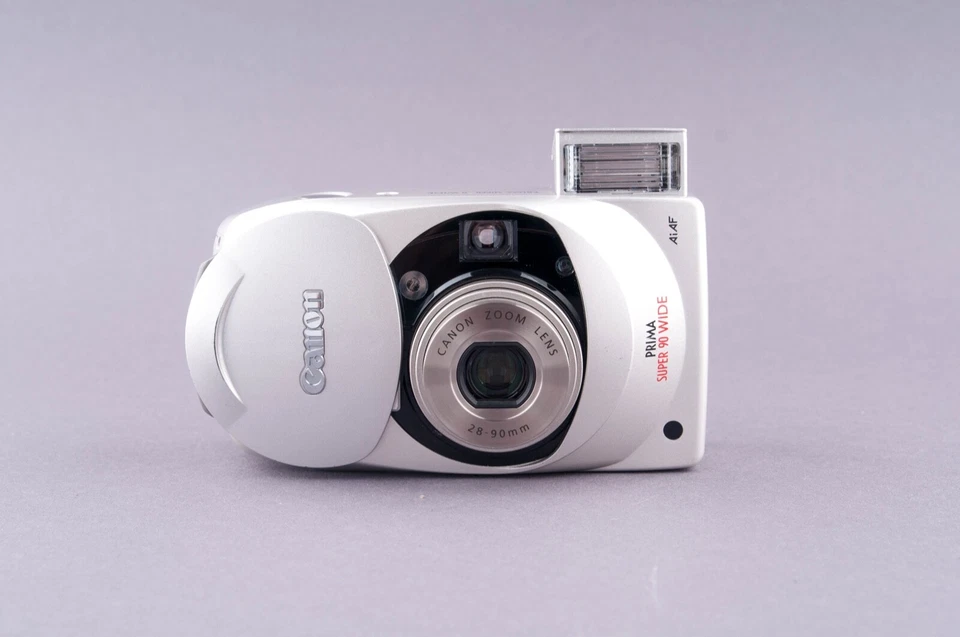 Canon Prima Super 90 Wide 35mm Point & Shoot Film Camera BOX - Image 4 of 4