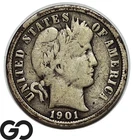 1901-O Barber Dime