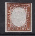 SARDIGNA ^^^^1854 RARER  sc#15  MNH++   IMPERF CLASSIC  $675.00@dco 3749sard — photo 1