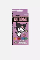 5903235693861 Kredki OłóWkowe TróJkąTne Kuromi 12 KoloróW St. Majewski