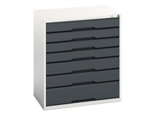  Bott Verso 7 Drawer Tool Storage Cabinet 800 x 900mm Anthracite Grey BOT1692512
