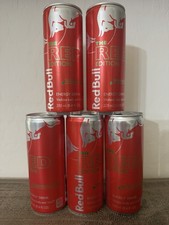Red Bull Red Edition Energy Drink, Watermelon, 8.4 Fl oz., Pack of 5 cans